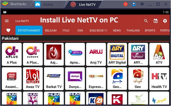 live tv download for pc